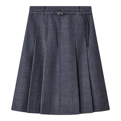 【创新羊毛牛仔】Laurel劳芮26春新款学院A字半裙LWL371Q01200