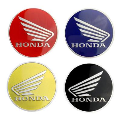 适用于本田摩托车软胶翅膀圆标贴