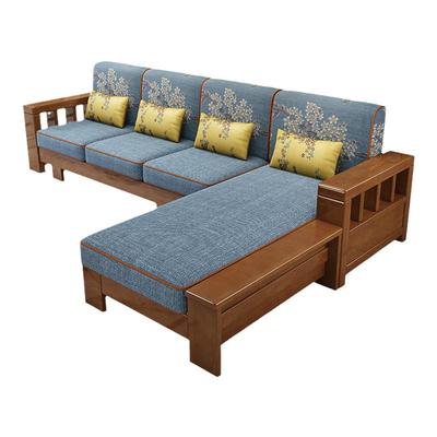 实木沙发锦木森原木橡胶木新中式