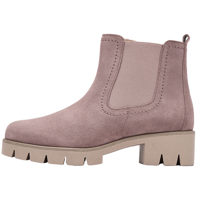 休闲皮革侧拉链切尔西靴