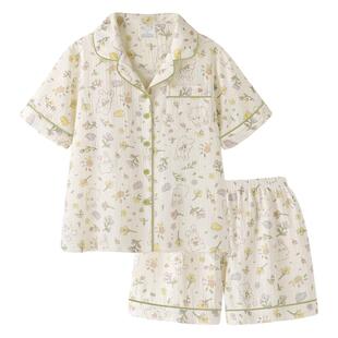 【花子日单小铺•福利价】睡衣女款夏短袖套装男家居服49.5元起抢