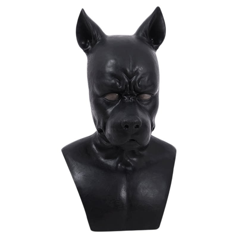 smitizen斗牛犬狗头硅胶面具