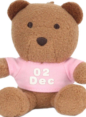 香港原创BearOfColor百家姓玩偶生日熊挂件男女朋友生日同学礼物