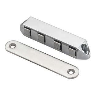 大号不锈钢衣橱柜碰珠单双门吸强磁力隐形家具锁扣自闭合器免拉手