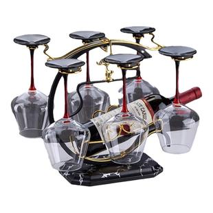 红酒架摆件轻奢高档红酒杯架子倒挂新款高脚杯创意置物架斜放架托