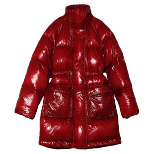 Carolingian北欧小众!巨保暖 轻奢加厚双倍充绒90绒羽绒服女