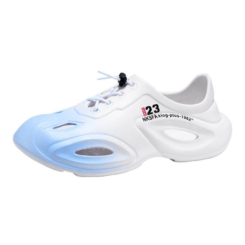 洞洞鞋男夏季软底外穿休闲沙滩凉鞋全包踩屎感运动开车两用凉拖鞋