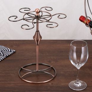红酒杯架倒挂红酒架家用倒挂艺悬挂高脚杯红酒挂6摆件放简约只铁