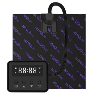 爬虫温控加热垫饲养箱守宫盒蜥蜴蜘蛛仓鼠角蛙10档可调保温加温垫