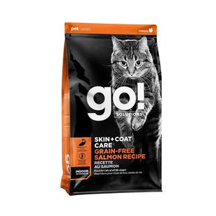 GO进口猫粮无谷三文鱼室内美毛低脂通用型猫粮7.26kg16磅轻盈体态