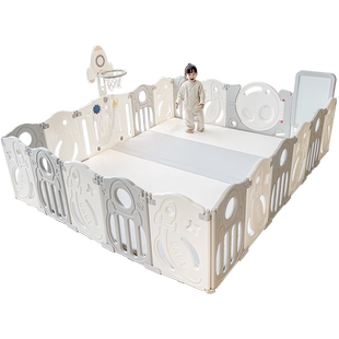 babysoul婴儿游戏围栏宝宝室内爬行垫防护栏婴儿地上儿童栅栏家用