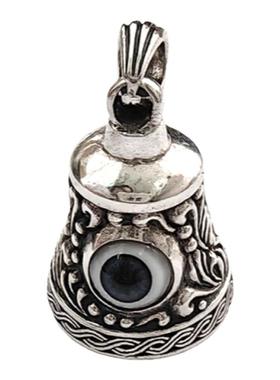 通用纯银铃铛吊坠义眼