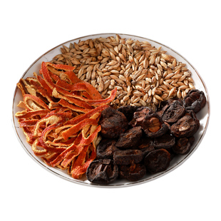 炒麦芽焦山楂陈皮中药材消组合儿童积食茶泡三星汤泡水喝三仙茶包