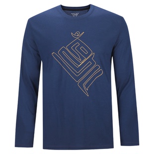 天赋灵感100%美丽诺17.5藏传手绘大鹏勇气慈爱莲花图腾T恤127151