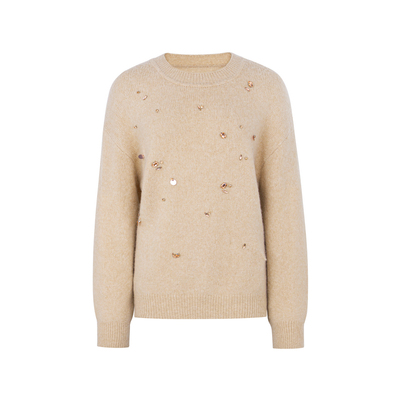 XG雪歌绵羊毛针织衫XL411652A860