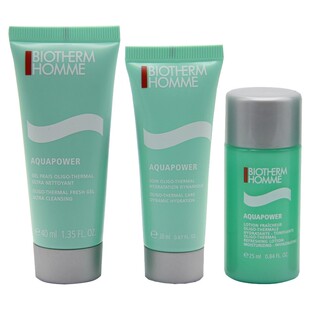 专柜小样旅行装碧欧泉男士水动力3件套装洁面40ml水30mll乳液20ml