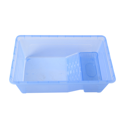 防逃跑饲养盒带排水口家用龟盆