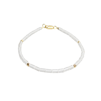 管珠手链Ciel天然白水晶极细原创