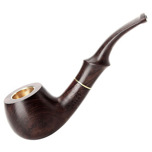 石楠木烟斗男士带过滤老式实木烟锅旱烟斗烟袋锅锅子烟杆配件