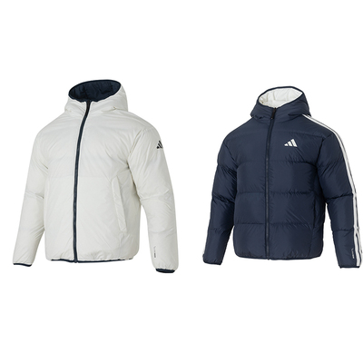 阿迪达斯双面羽绒服保暖棉衣舒适