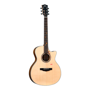 Kepma卡普马F2S灯火阑珊单板木吉他40/41寸初学进阶民谣弹唱指弹