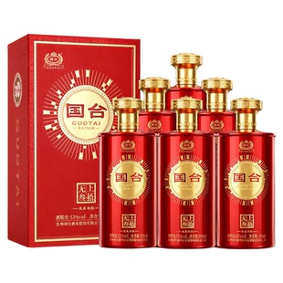 国台无上叁拾凤展鸿图 53度酱香型白酒500ml*6瓶婚宴喜酒精品礼盒
