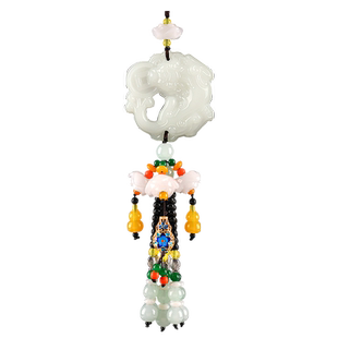 汽车挂件玉石貔貅车挂车载车内挂饰车高端大气上档次2025新款饰品