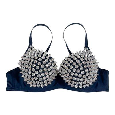 欧美暗黑朋克铆钉胸衣