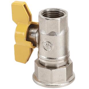 天然气表转换接头M30转4分燃气F型T型三通煤气表头螺纹接头球阀