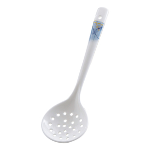 酒店骨瓷火锅勺套装家用大号汤勺沥油勺陶瓷长柄粥勺防烫瓷勺捞勺