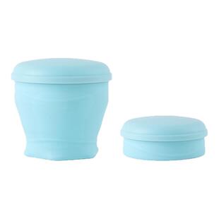 德国折叠杯旅行洗漱耐高温口袋便携式带盖水杯食品级硅胶刷牙杯子