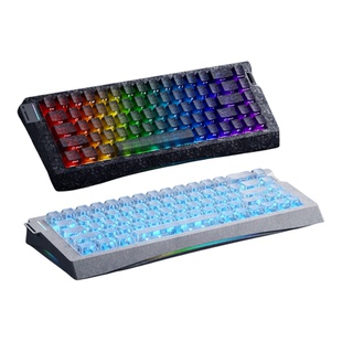 黑爵AK680V3磁轴机械键盘有线游戏电竞客制化热插拔碳纤维双灯位