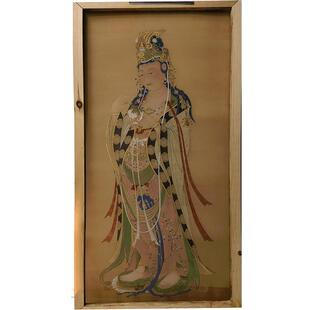 宋人观音大士像白描稿临摹套装工笔简沥郦教程宣纸绢布可上色线稿