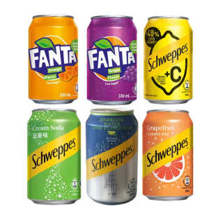 香港进口碳酸饮料玉泉奶油味忌廉汽水西柚苏打水青柠提子330m港版