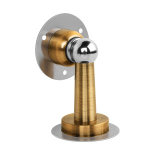 室内卧室卫生间不锈钢防撞强磁门吸门阻挡防碰墙吸地吸两用黑色