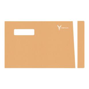 适用岚图梦想家副驾驶手套箱装饰贴防踢原车色皮革防刮保护垫改装