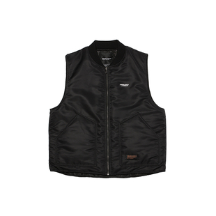 ABSURD LOGIC 荒诞逻辑 美式街头 MA-1式夹棉保暖拉链马甲冬季