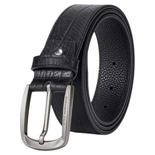 C'N'C·HOMASIER牛劲纹皮带男士针扣腰带休闲商务裤带 送老公