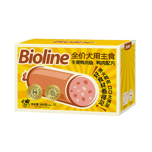 【旺财】Bioline斑斓肉肠 狗主食火腿肠成幼犬零食鸭肉香肠拌粮