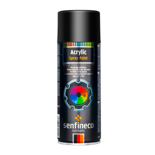 德国牌自动喷漆塑料模型手摇漆家用金属防锈油漆罐工程磨砂黑色