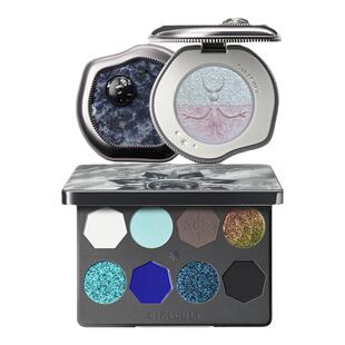 girlcult构奇苗巫系列8色眼影盘蓝色烟熏哑光珠光圣诞节八色提亮