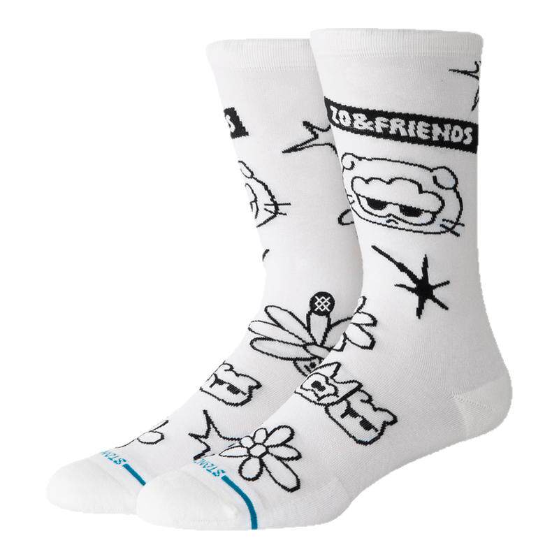STANCE | ZO&FRIENDS 涂鸦休闲袜男袜女袜秋季新款时尚潮流中筒袜