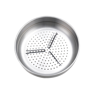 DESLON德世朗不锈钢蒸屉家用蒸笼麦饭石蒸锅蒸格篦子蒸馒头架