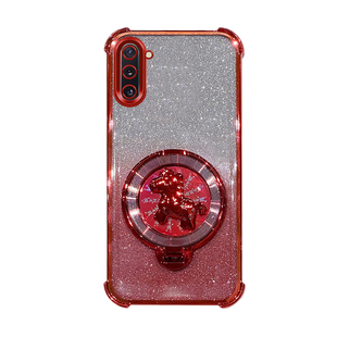 三星Note10手机壳新年款马上有钱气囊防摔全包软壳适用GalaxyNote10+高级感旋转陀螺支架简约时尚超薄保护套