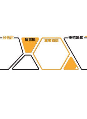 文化墙贴公司公告栏企业通知栏