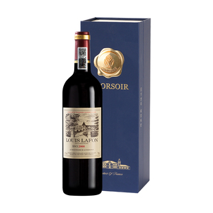 2008路易拉菲LOUIS LAFON法国进口红酒2支礼盒装干红葡萄酒正品