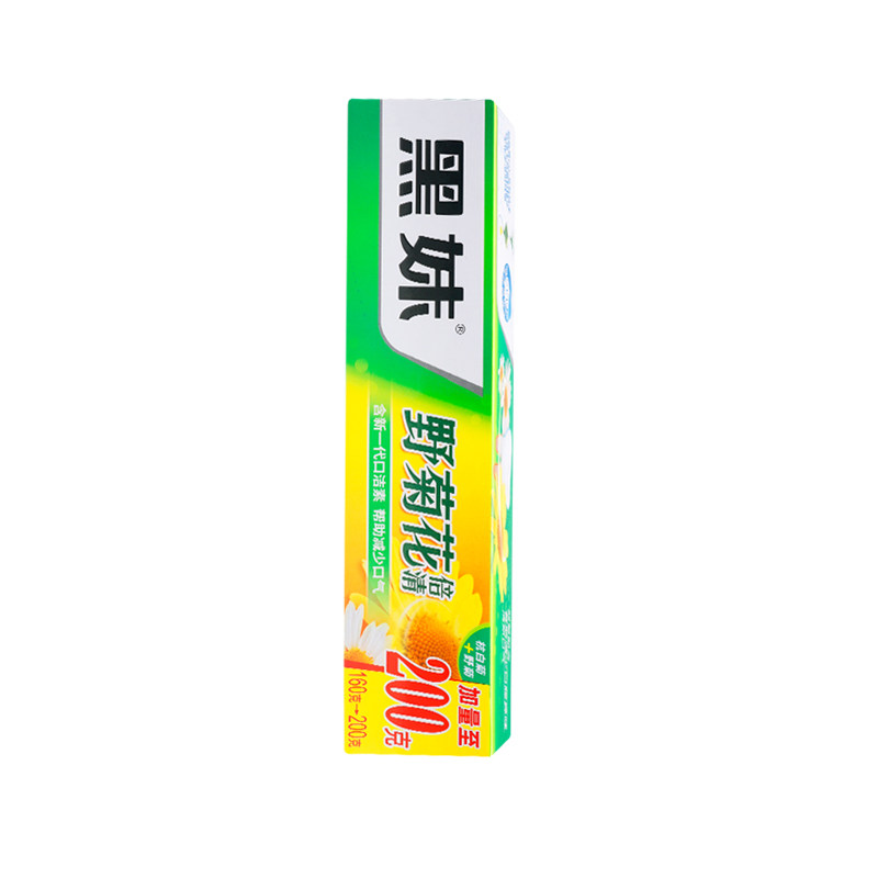 野菊花精华木糖醇国货黑妹牙膏