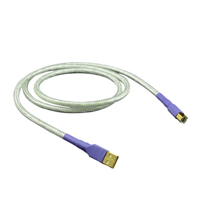 单晶铜镀银DAC解码音频线MPSUSB