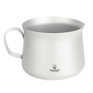 Silverant银蚁纯钛功夫分茶器家用户外公道杯细密滤网茶隔双层杯