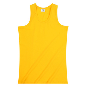 黄色背心内裤袜子男莱卡棉内衣套装大码爸爸本命年莫代尔黄色裤头